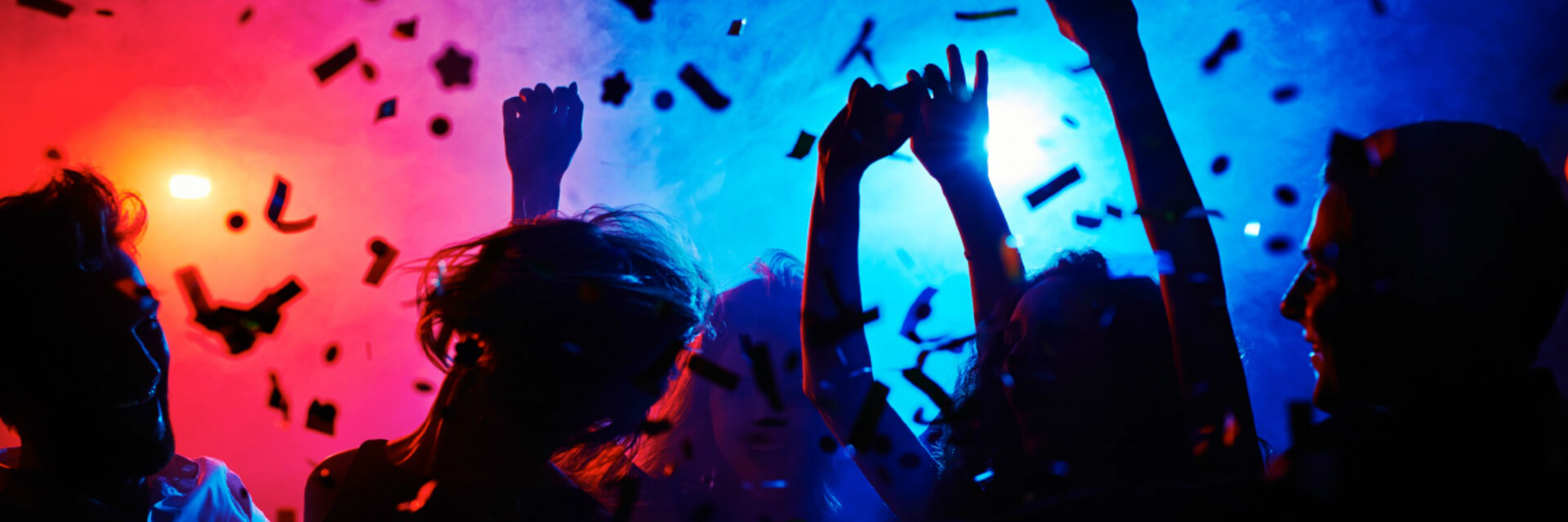 Guests celebrating on an Icon DJ dance floor